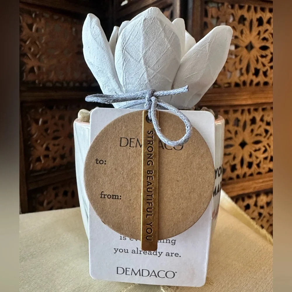 Demdaco Succulent Stoneware Essential Oil Diffuser. You Are Made Of Magic.